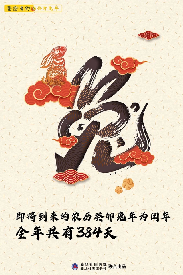 啥？即將到來的農(nóng)歷癸卯兔年竟有384天
