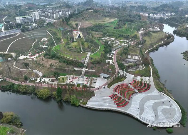顏值超高！內(nèi)江城區(qū)這個新開放的濕地公園你去耍過沒——