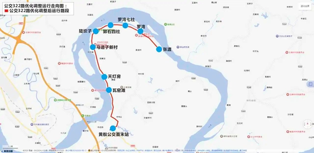 6月14日起，瀘州公交322路優(yōu)化延伸
