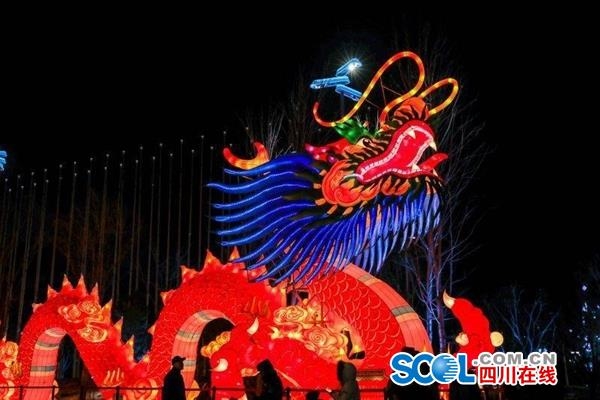 時隔30多年 自貢彩燈再次大規(guī)模閃耀北京(圖2)