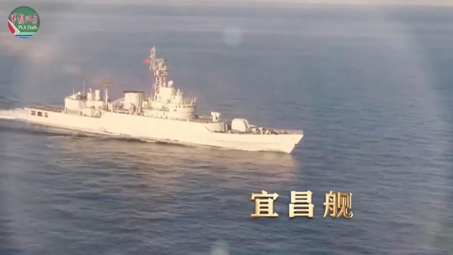 海軍九艘“湖北籍”艦艇集體出鏡：你為我命名，我為你加油！(圖5)