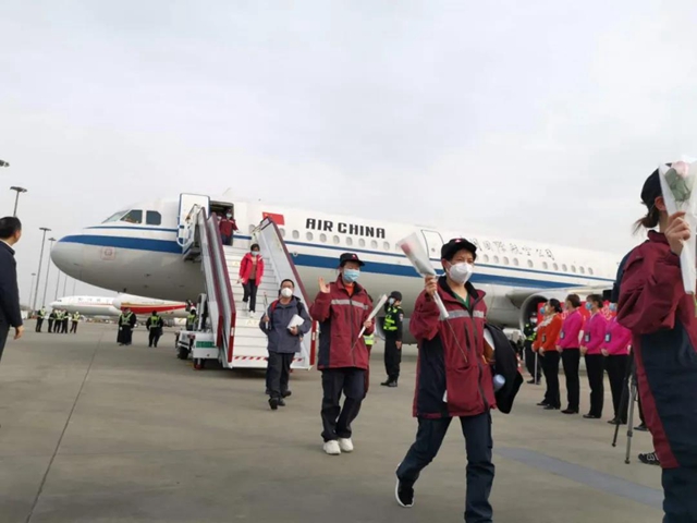 四川第六批援湖北醫(yī)療隊回家，將去仁壽黑龍灘隔離修整(圖1)