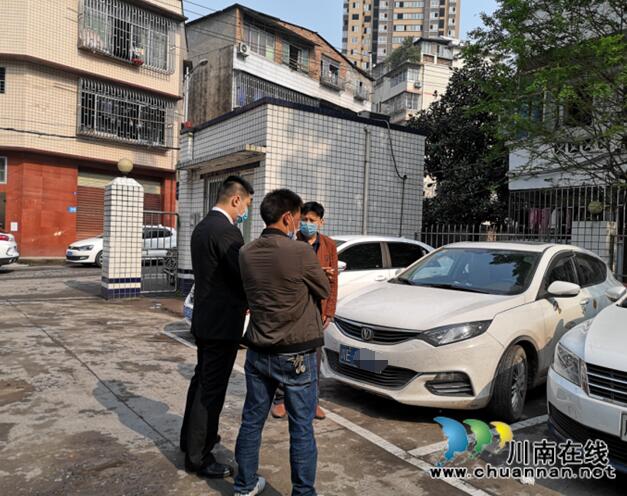 納溪法院“雙令”齊發(fā)，被執(zhí)行人聞令“攜車到案”(圖2)