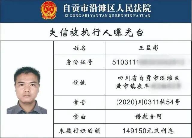 自貢一大批“老賴”名單曝光！有你認(rèn)識的沒?(圖10)