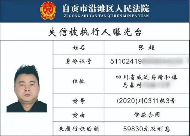 自貢一大批“老賴”名單曝光！有你認(rèn)識的沒?(圖17)