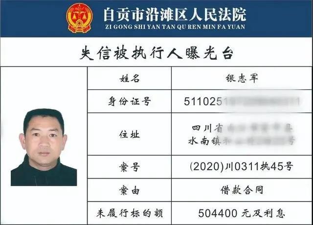 自貢一大批“老賴”名單曝光！有你認(rèn)識的沒?(圖12)