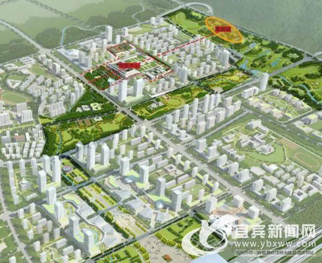 宜賓新區(qū)新景搶先看！未來的政務(wù)服務(wù)中心在這里！(圖2)