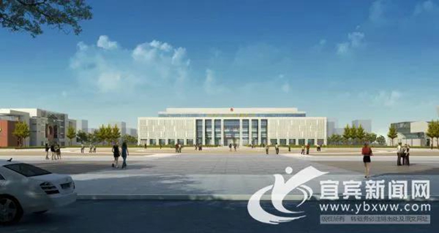 宜賓新區(qū)新景搶先看！未來的政務(wù)服務(wù)中心在這里！(圖6)
