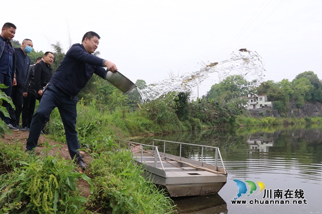 龍馬潭區(qū)魚塘街道開展2020年龍溪河流域魚塘段漁業(yè)增殖放流活動(dòng)(圖2)