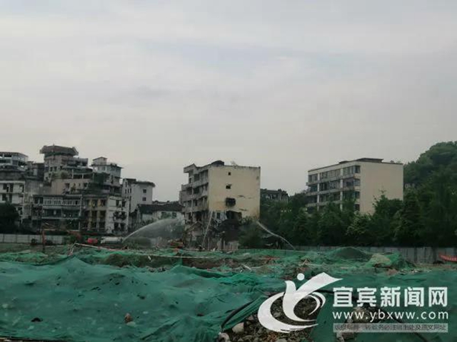 拆了！宜賓人民廣場棚改點17戶房屋拆除！未來將這樣打造！(圖2)