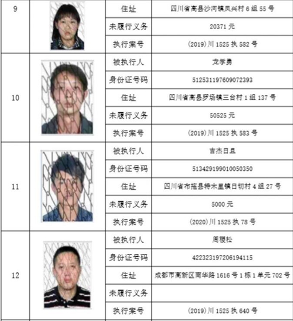 集體曝光！宜賓這112人被拉入黑名單！快看有你認識的嗎？(圖22)