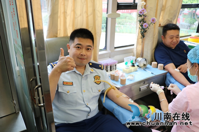 瀘州消防無償獻(xiàn)血：以愛的名義抗擊疫情，以愛的行動為健康護(hù)航(圖6)