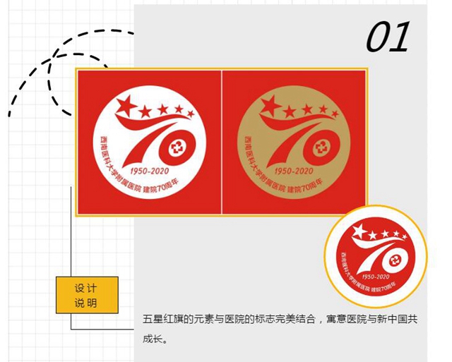 西南醫(yī)大附院70周年院慶logo，由你來定！(圖1)