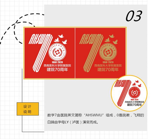 西南醫(yī)大附院70周年院慶logo，由你來定！(圖3)