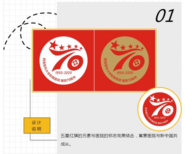 西南醫(yī)大附院70周年院慶logo，由你來定！