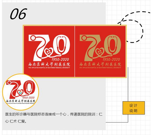 西南醫(yī)大附院70周年院慶logo，由你來定！(圖6)
