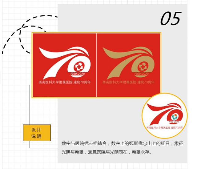 西南醫(yī)大附院70周年院慶logo，由你來定！(圖5)