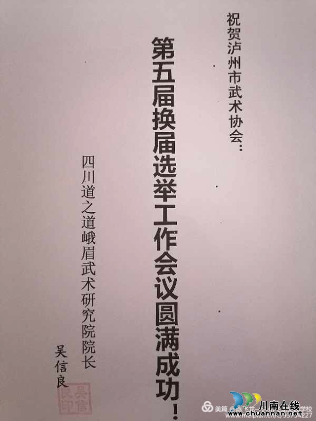 瀘州武協換“掌門“  齊心協力展雄風(圖13)