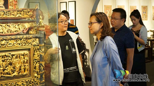 江陽(yáng)區(qū)委常委李紅梅：為楠域奇緣博藏館的發(fā)展群策群力更有作為！?(圖2)