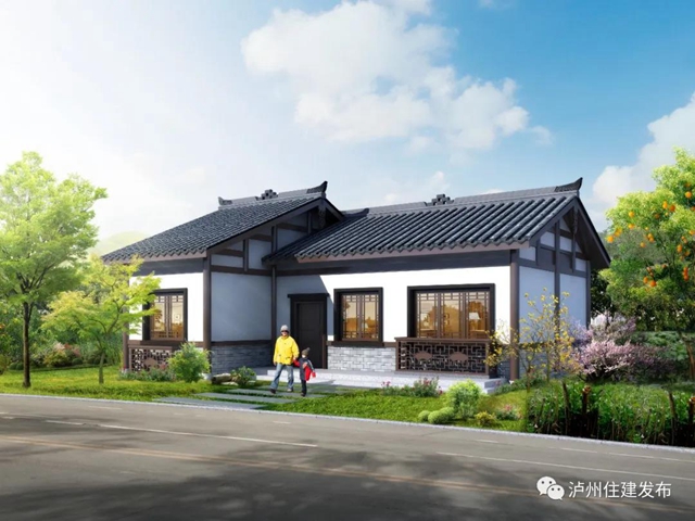 瀘州發(fā)布《美麗鄉(xiāng)居圖集》，包括19個(gè)住房單體風(fēng)貌方案和5個(gè)新村聚居點(diǎn)效果方案(圖1)
