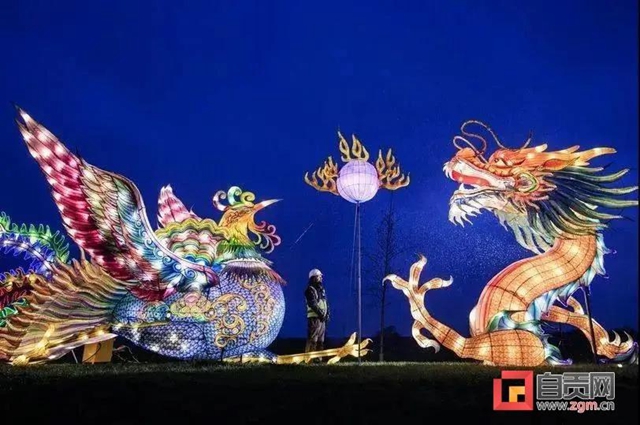 自貢彩燈又走出國門！猜猜這次點亮了哪里？(圖3)