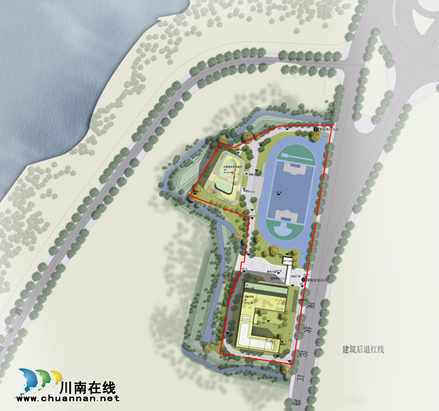 龍馬潭區(qū)江韻學(xué)校（一期）規(guī)劃方案公示！12個(gè)班，容納540名學(xué)生(圖3)