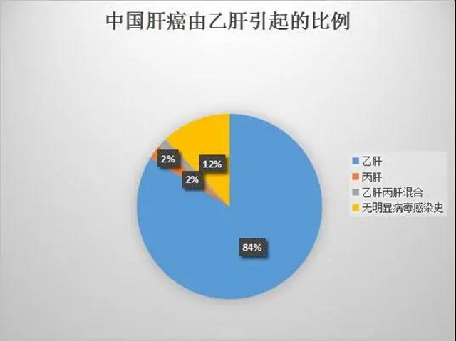 中國(guó)肝癌由乙肝引起比例高達(dá)84％，乙肝成肝癌最大的致癌因素！
