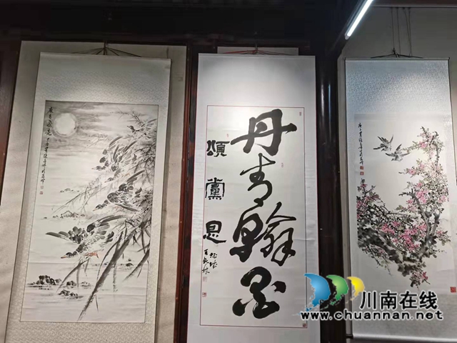 合江籍藝術(shù)家王乾林、張昌煒書畫作品在瀘展出(圖5)