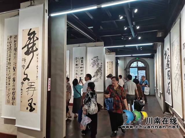合江籍藝術(shù)家王乾林、張昌煒書畫作品在瀘展出(圖3)
