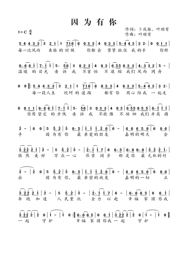 為愛譜曲！致公黨員葉順有創(chuàng)作歌曲《因為有你》致敬瀘縣抗震救災(zāi)、災(zāi)后重建一線中最可愛的人(圖1)