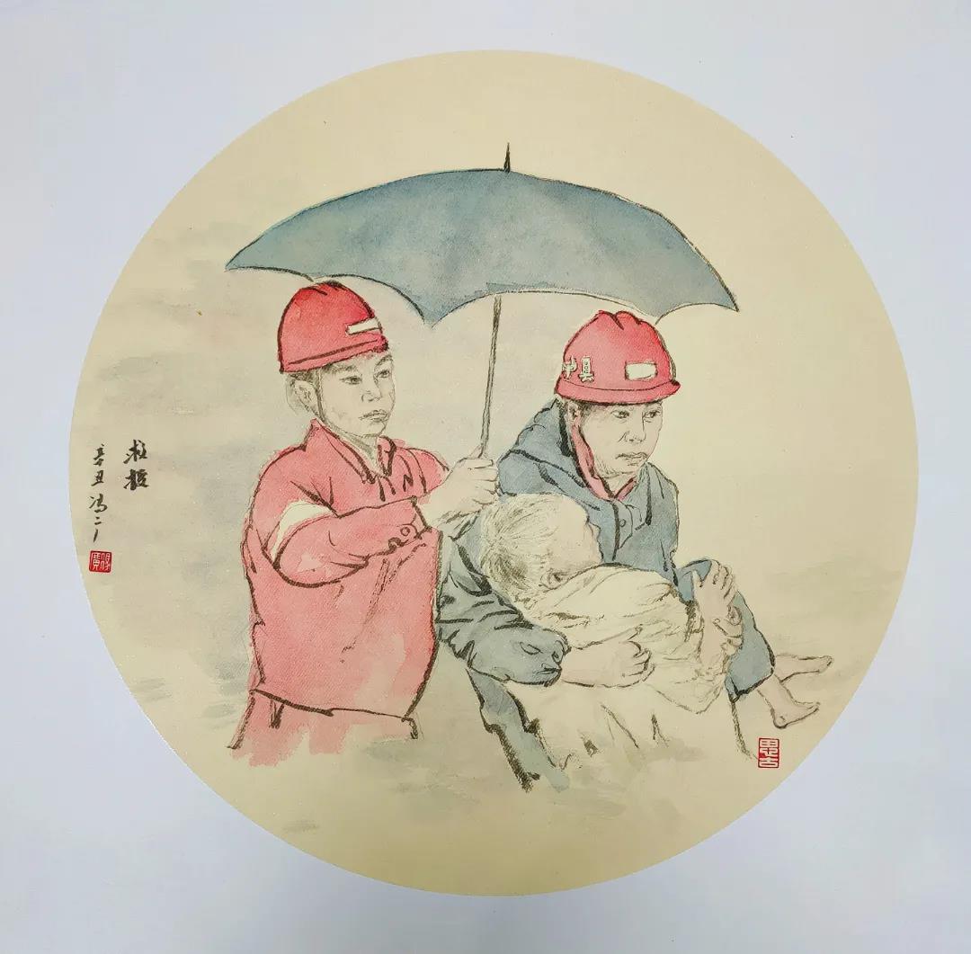 領(lǐng)略藝術(shù)之美！瀘縣抗震救災(zāi)重建美術(shù)作品亮相(圖6)